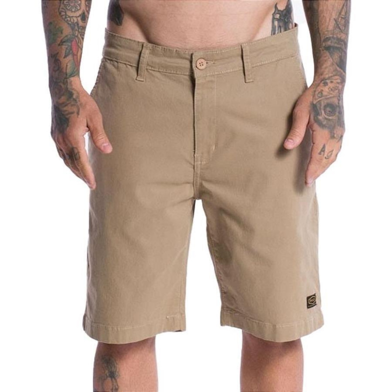 Bermuda Rvca Weekend Chino Sm24 - Masculina - Foto 1