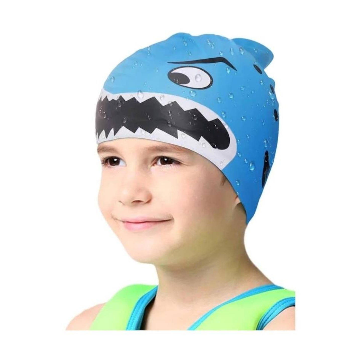 Touca de Natação Speedo Shark Cap - Infantil - Foto 1