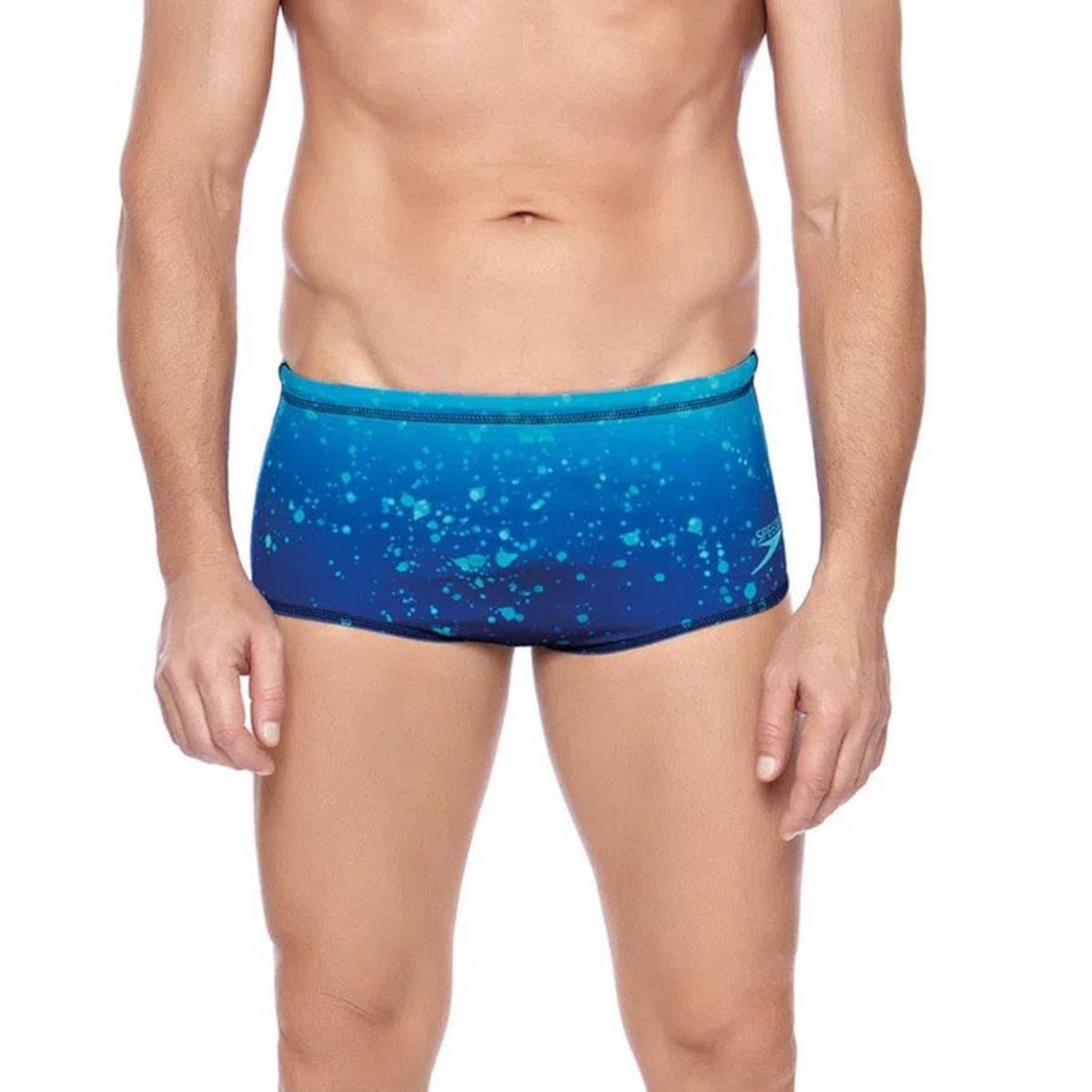 Sunga Speedo Tradicional Bubble Blue - Masculina - Foto 1