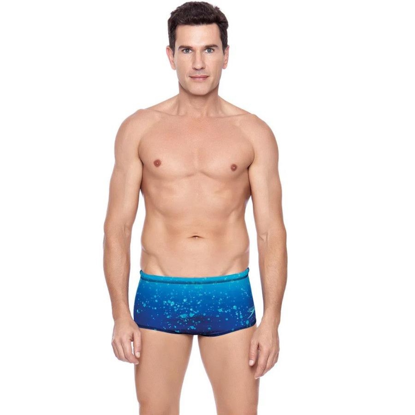 Sunga Speedo Tradicional Bubble Blue - Masculina - Foto 2