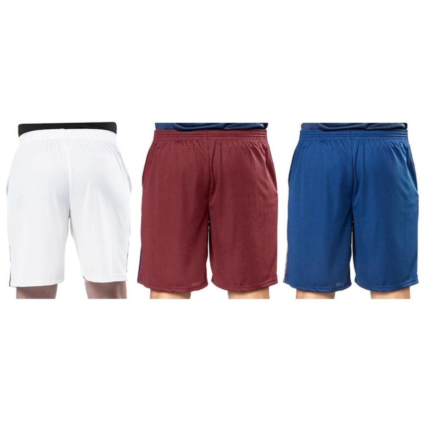 Kit Bermudas Elite Comfort - 3 Unidades - Masculina - Foto 2