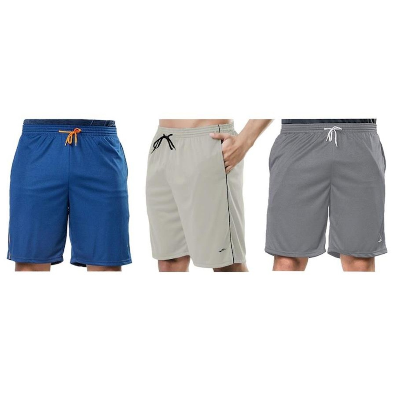 Kit Bermuda Elite Comfort - 3 Unidades - Masculina - Foto 1