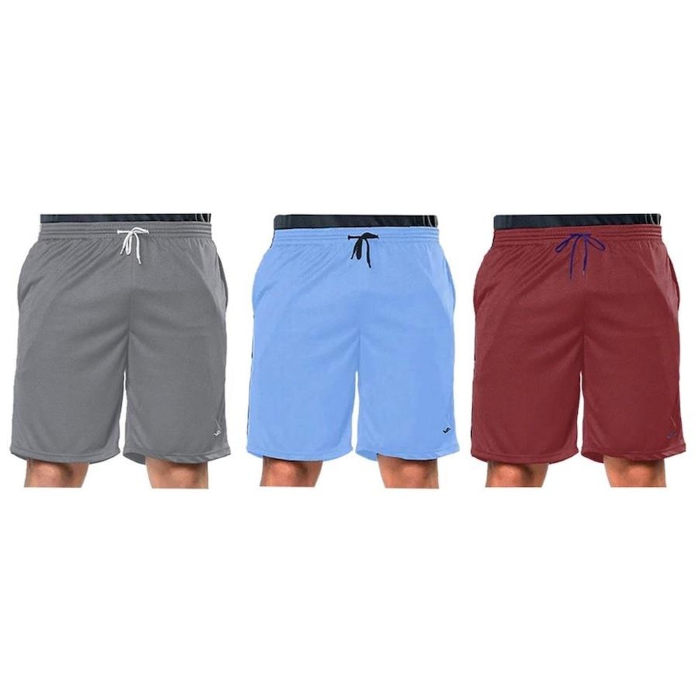 Kit Bermudas Elite Comfort - 3 Unidades - Masculina - Foto 1