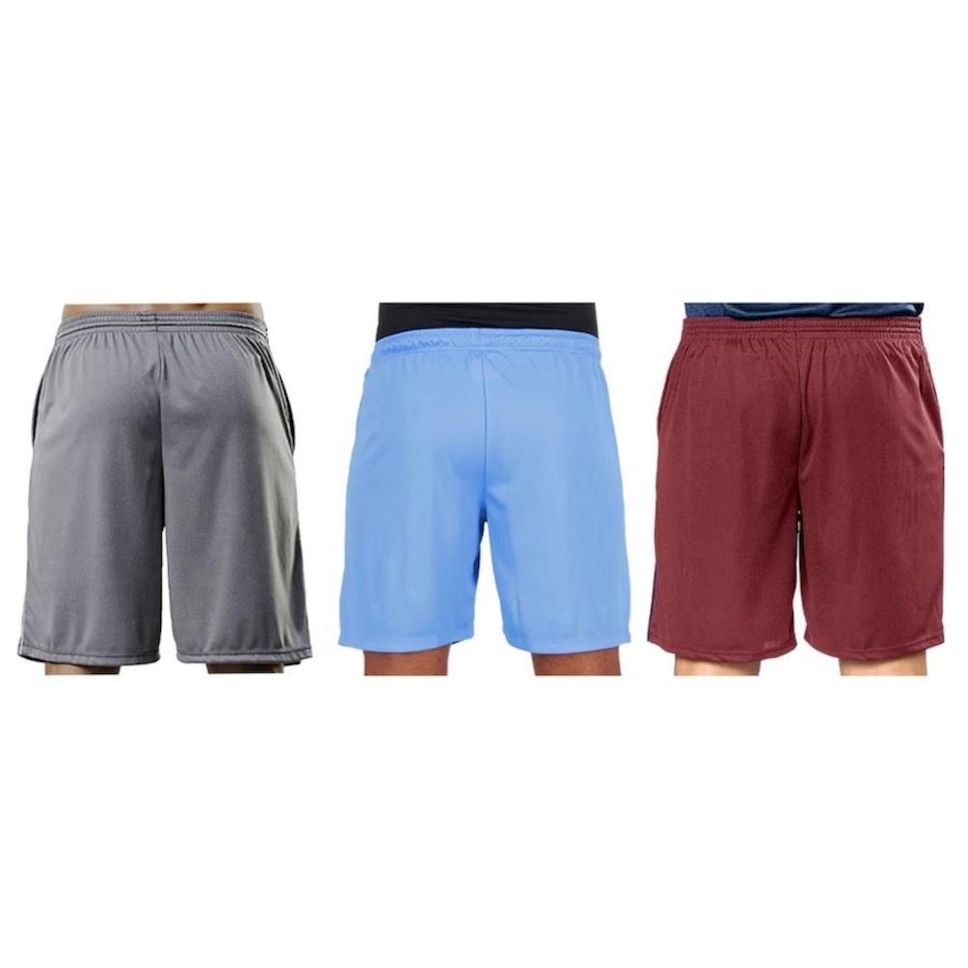 Kit Bermudas Elite Comfort - 3 Unidades - Masculina - Foto 2