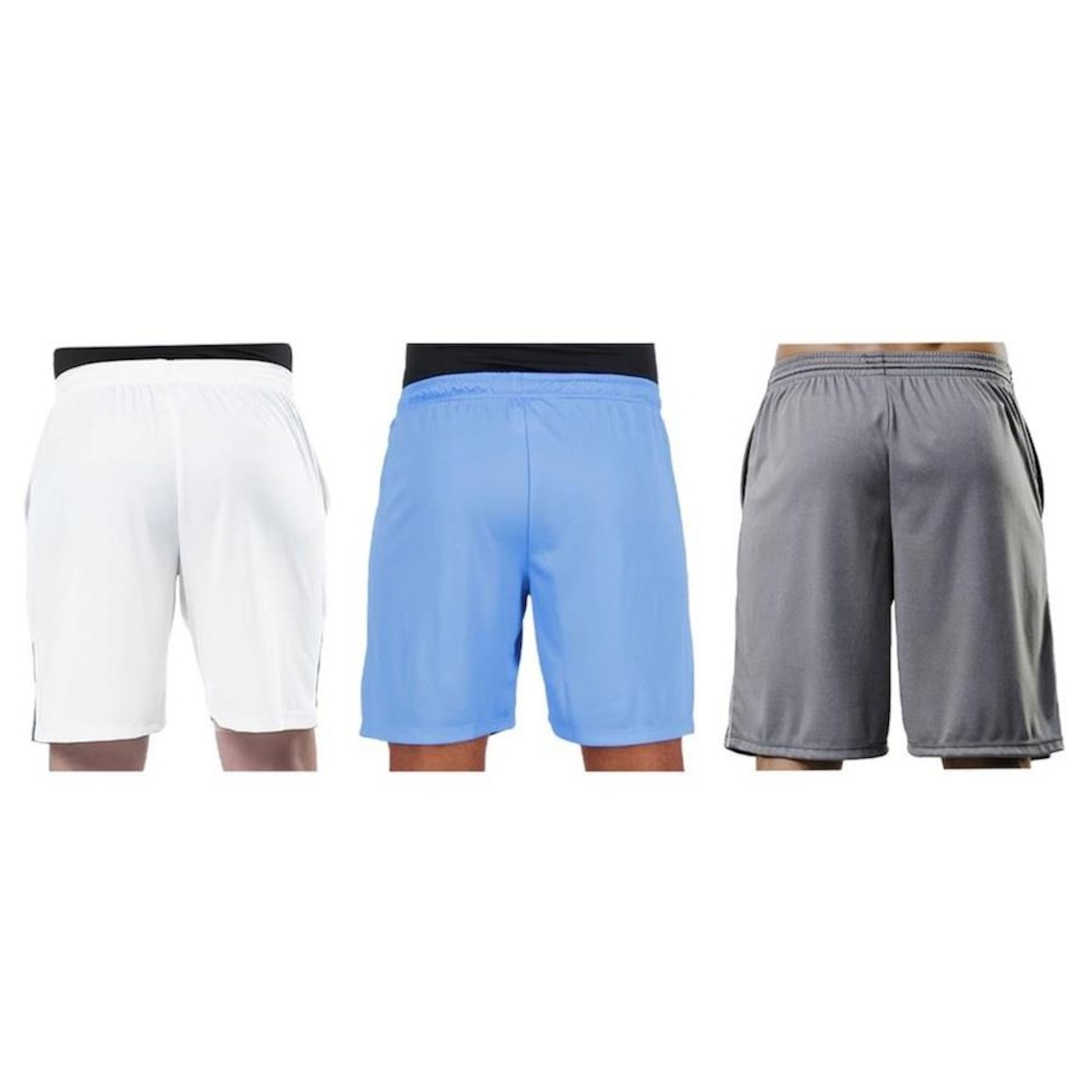 Kit Bermudas Elite Comfort - 3 Unidades - Masculina - Foto 2