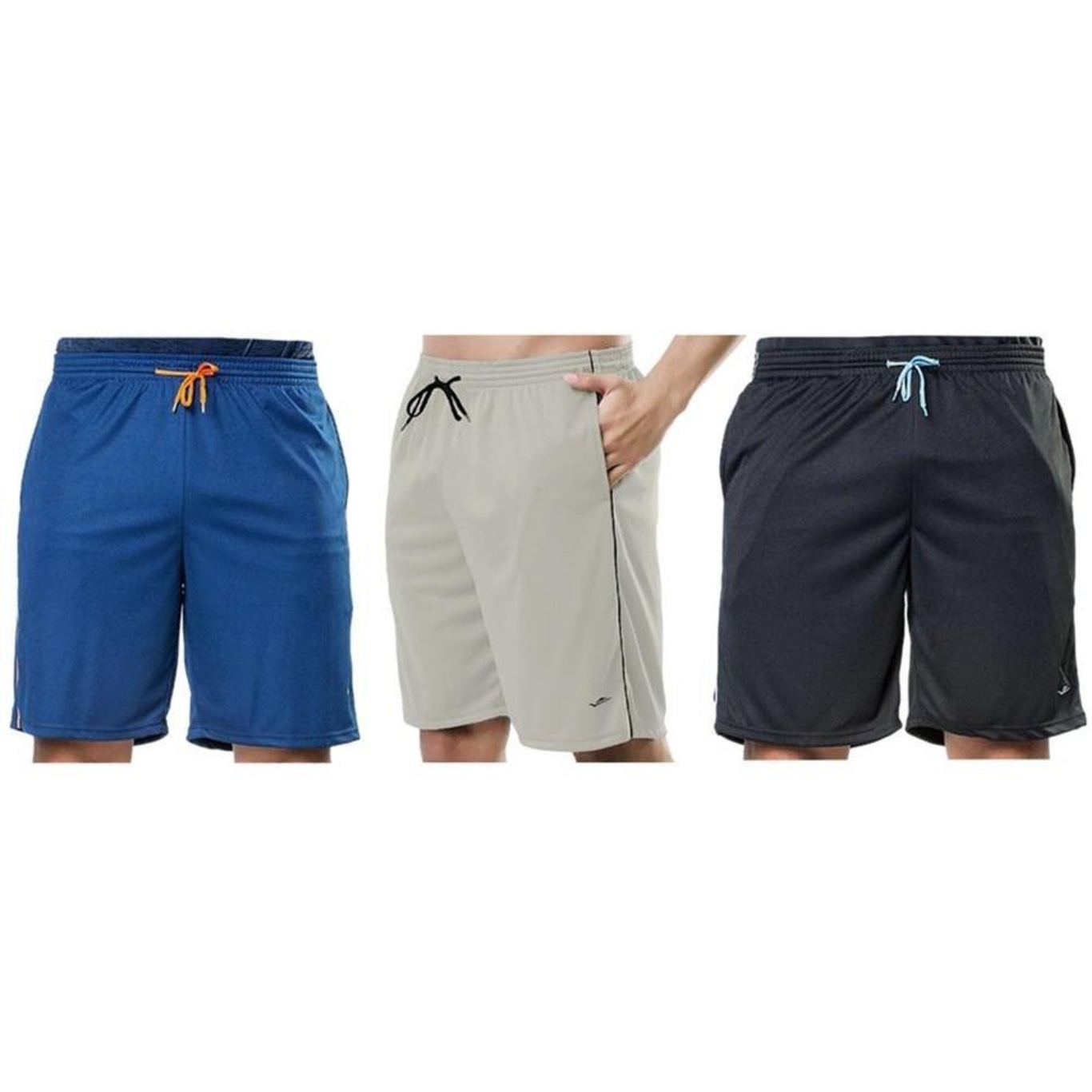 Kit Bermuda Elite Comfort - 3 Unidades - Masculina - Foto 1