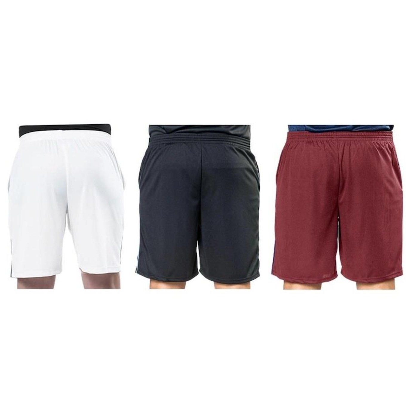 Kit Bermudas Elite Comfort - 3 Unidades - Masculina - Foto 2