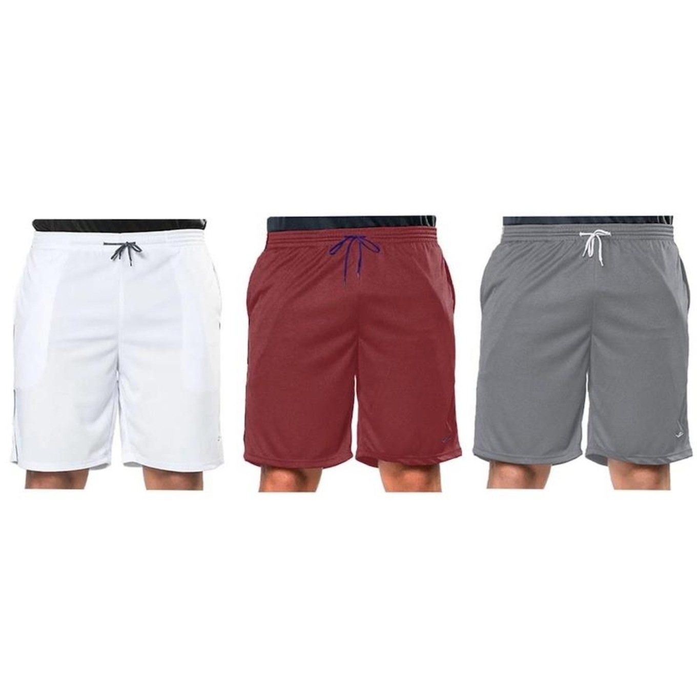 Kit Bermudas Elite Comfort - 3 Unidades - Masculina - Foto 1