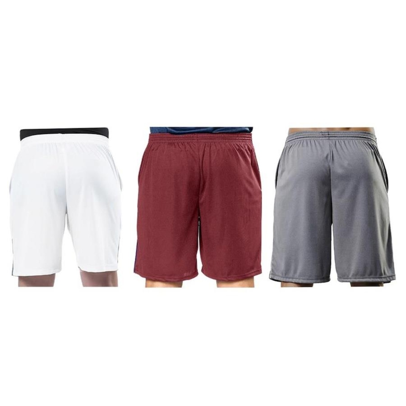 Kit Bermudas Elite Comfort - 3 Unidades - Masculina - Foto 2