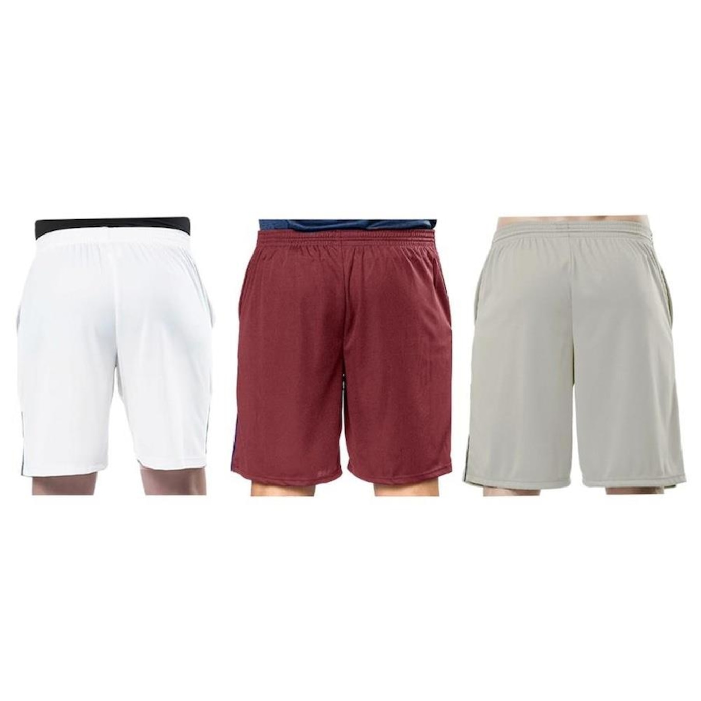 Kit Bermudas Elite Comfort - 3 Unidades - Masculina - Foto 2