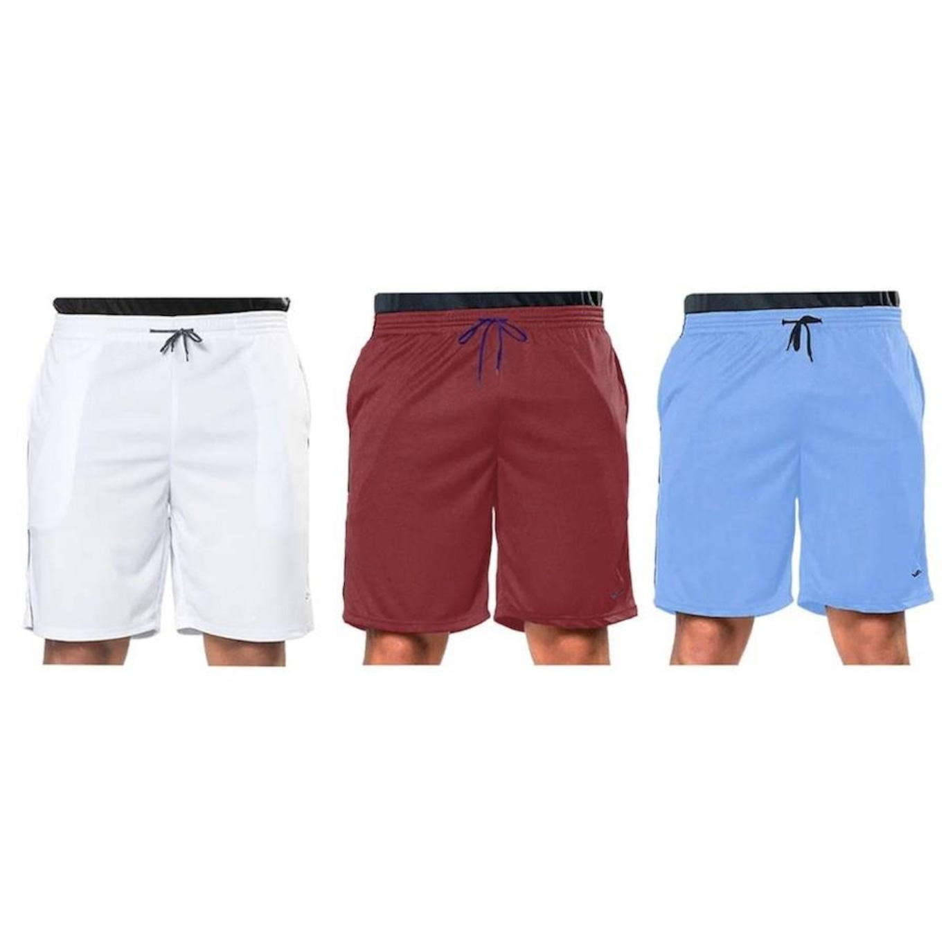 Kit Bermudas Elite Comfort - 3 Unidades - Masculina - Foto 1