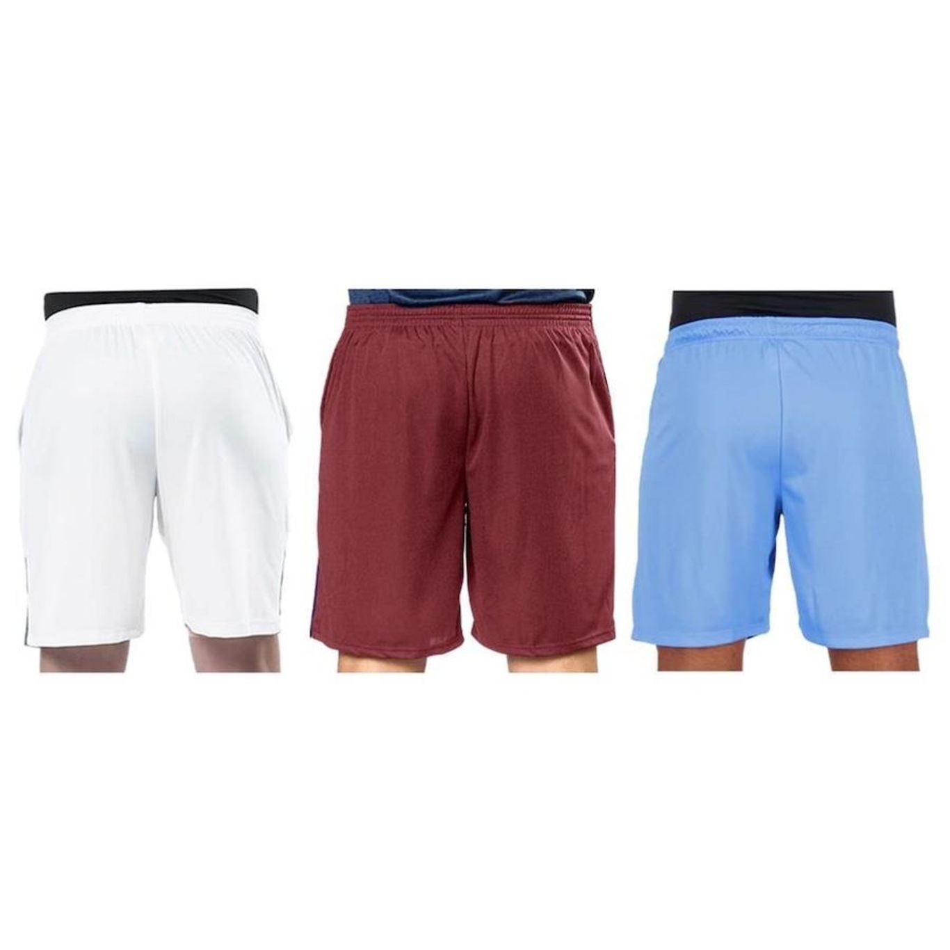 Kit Bermudas Elite Comfort - 3 Unidades - Masculina - Foto 2