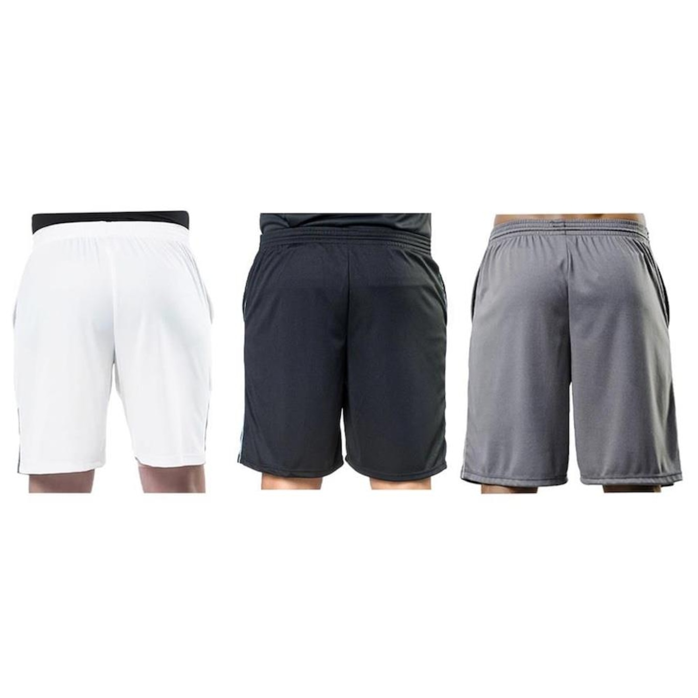 Kit Bermudas Elite Comfort - 3 Unidades - Masculina - Foto 2