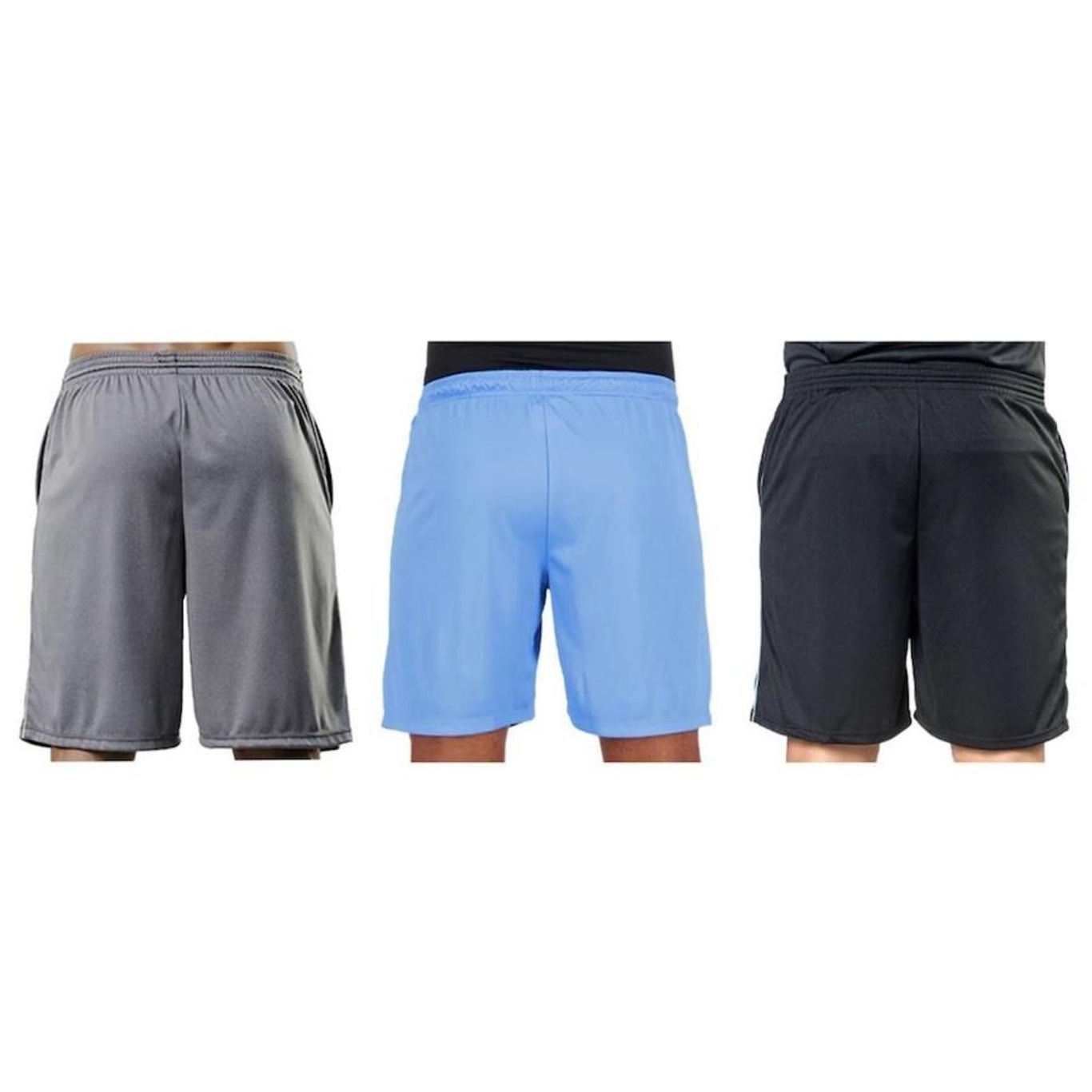 Kit Bermudas Elite Comfort - 3 Unidades - Masculina - Foto 2