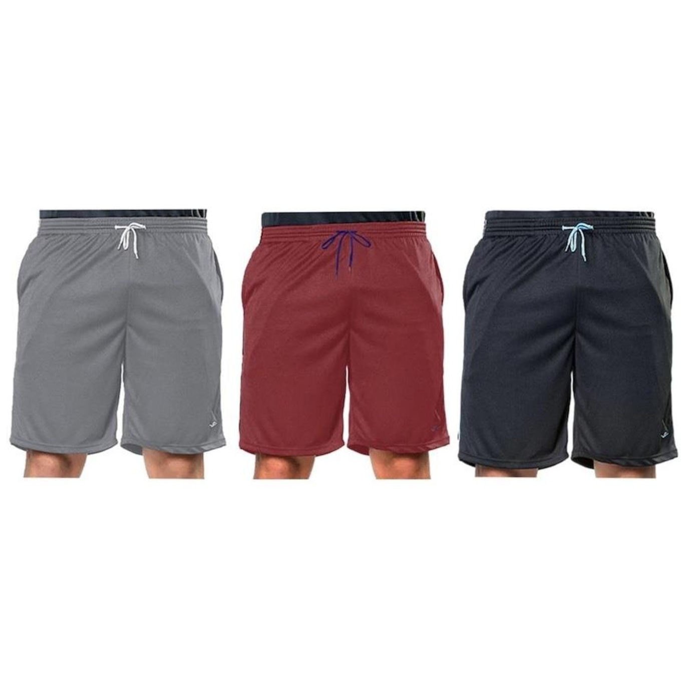 Kit Bermudas Elite Comfort - 3 Unidades - Masculina - Foto 1