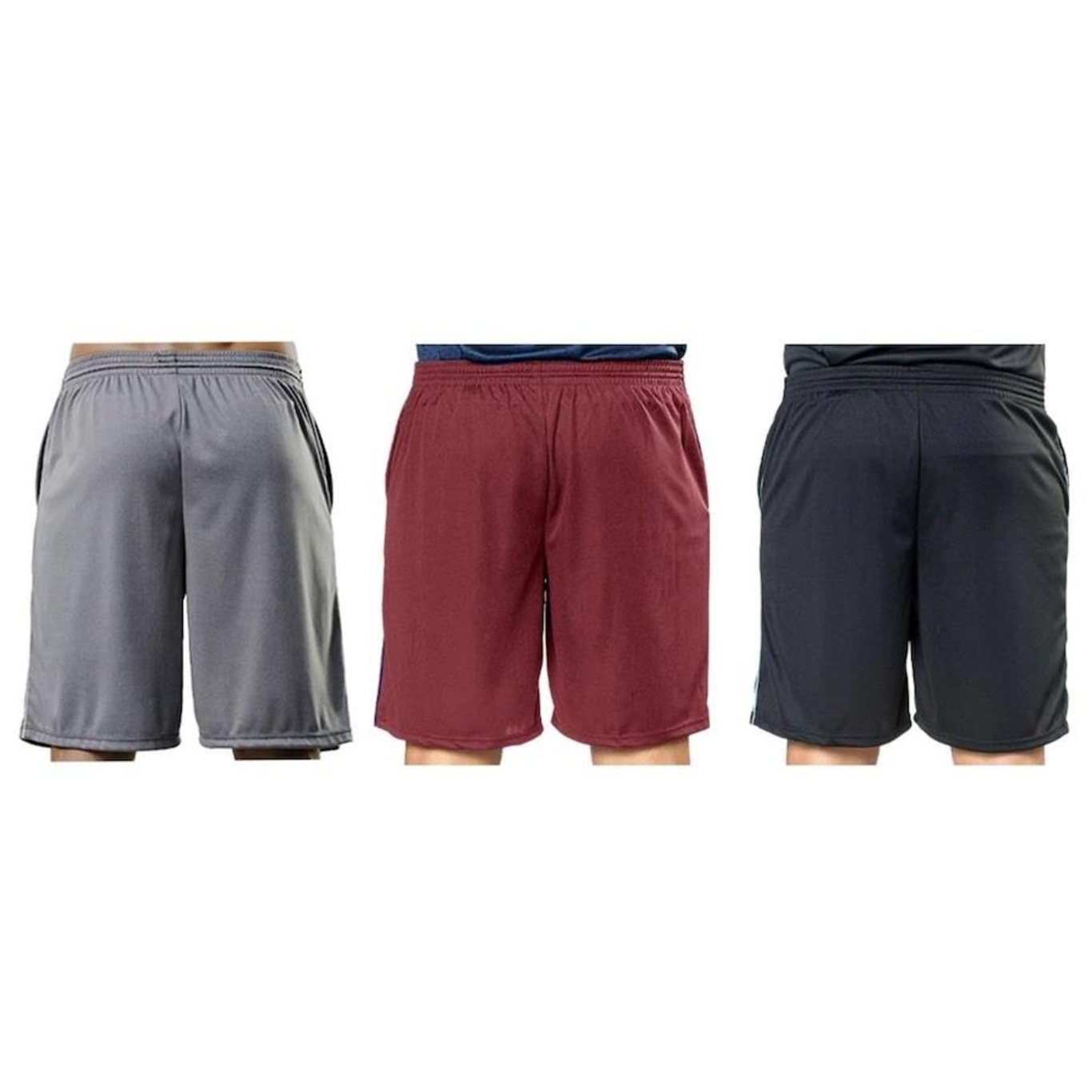 Kit Bermudas Elite Comfort - 3 Unidades - Masculina - Foto 2