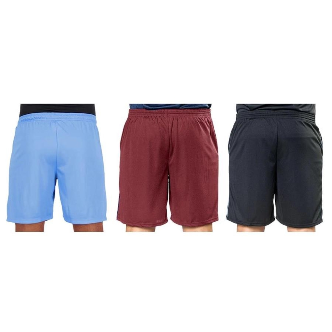 Kit Bermudas Elite Comfort - 3 Unidades - Masculina - Foto 2