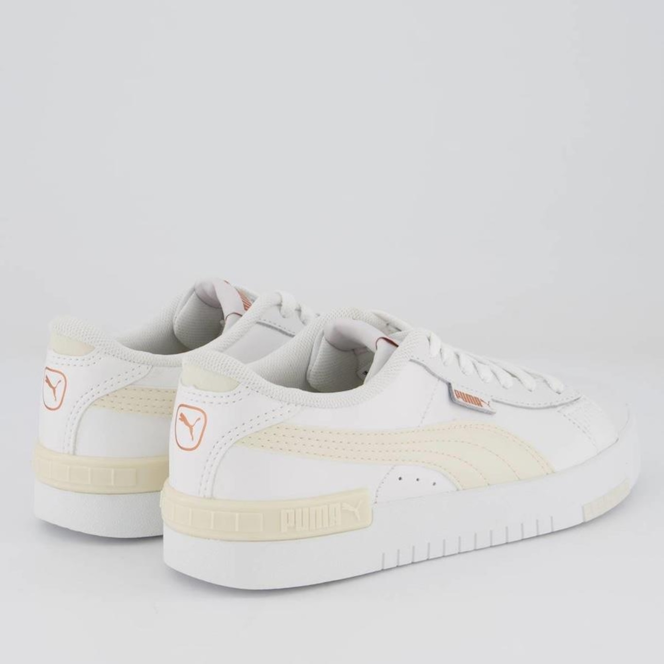 Tênis Puma Jada Bdp Feminino Branco e Bege - Foto 3