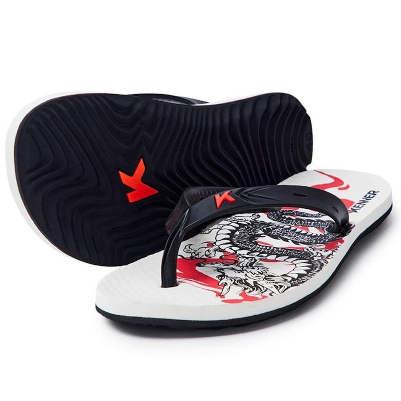 Chinelo Kenner Summer Dragon - Masculino - Foto 1