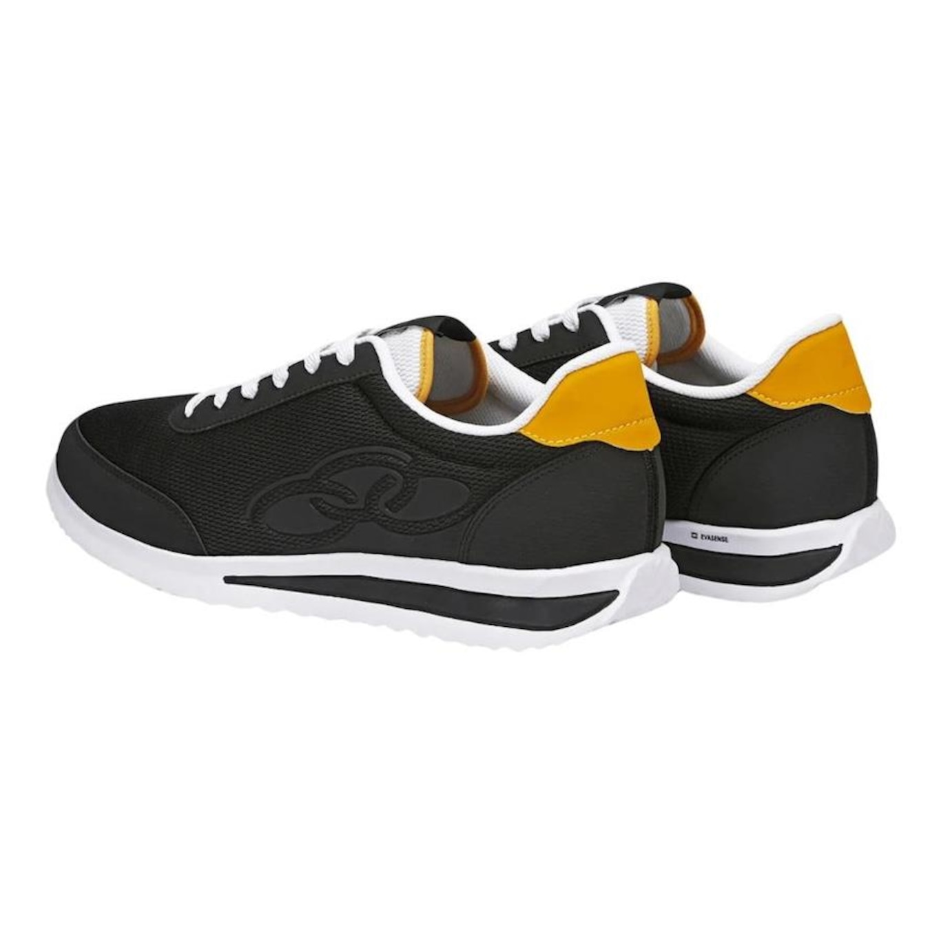 Tênis Olympikus Poseidon Casual Preto e Amarelo - Masculino - Foto 2