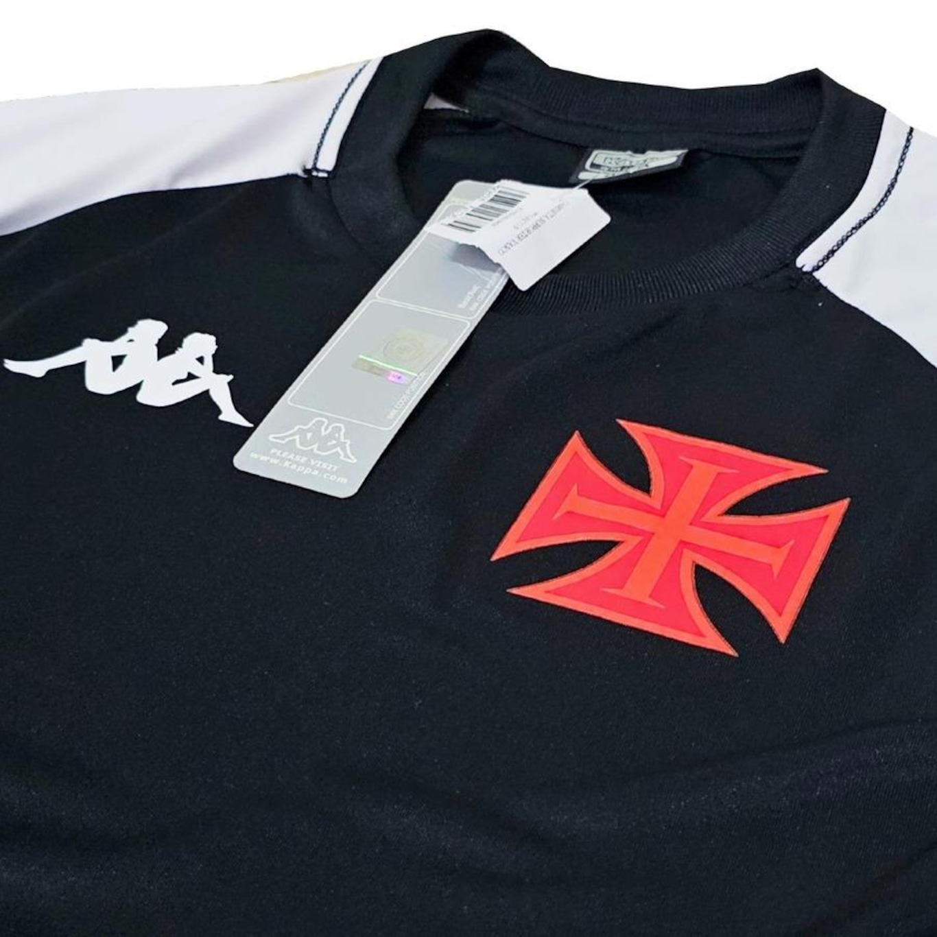 Camisa do Vasco da Gama Supporter Basic Kappa - Masculina - Foto 4