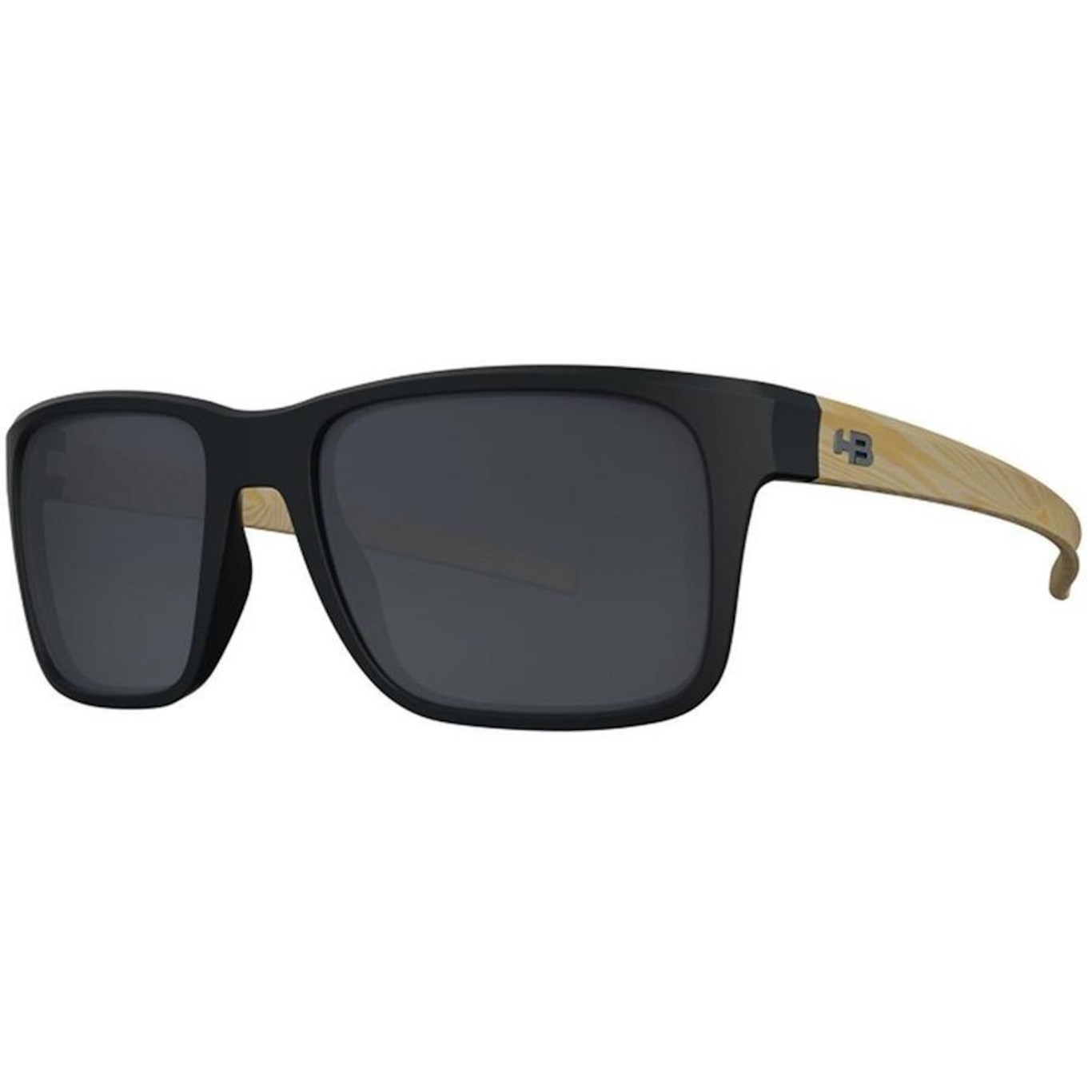 Óculos de Sol Unissex HB H-Bomb 2.0 M Black/Wood Gray - Foto 1