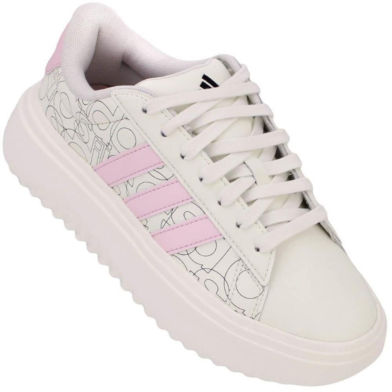 Tênis Adidas Grand Court Platform - Feminino - Foto 2