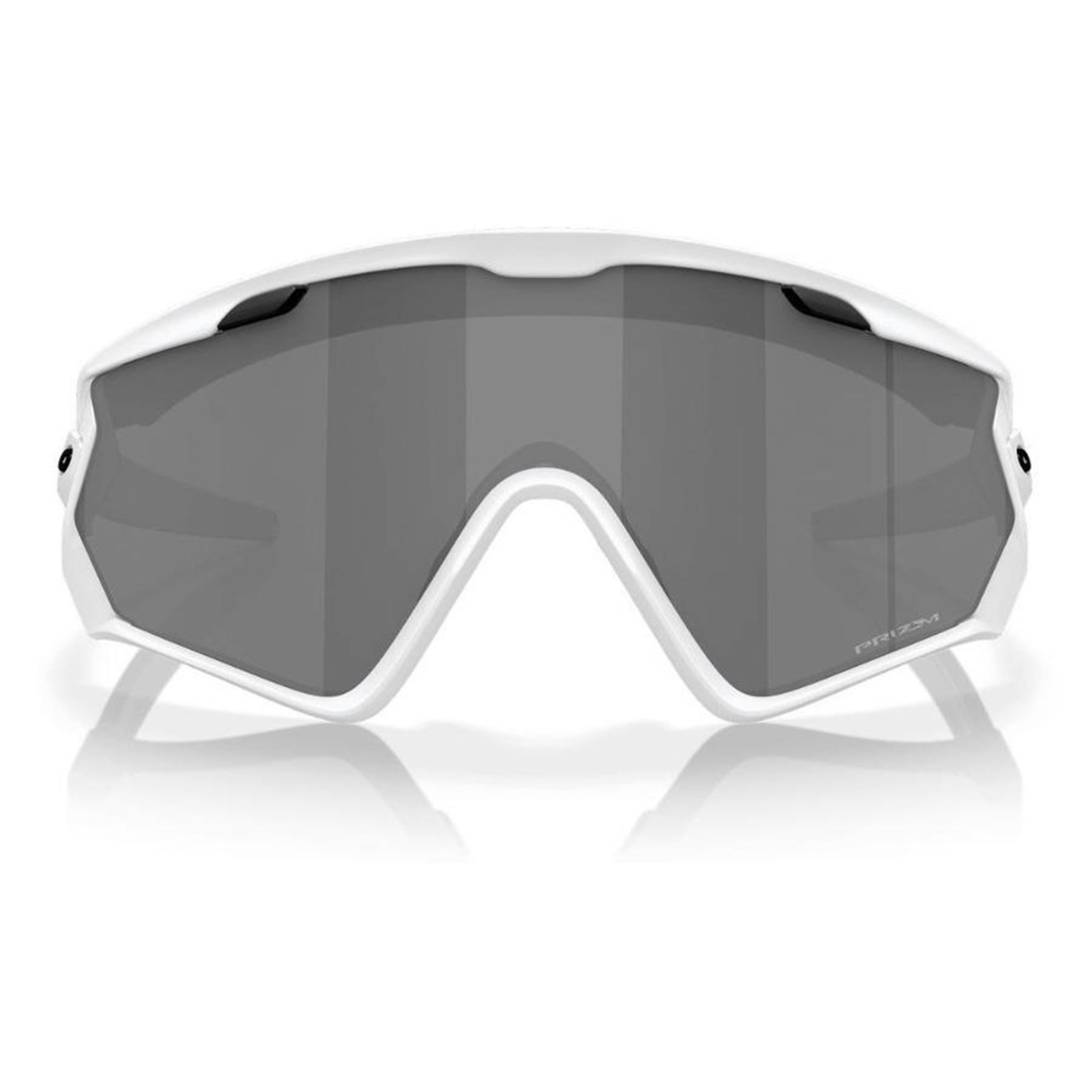 Óculos de Sol Unissex Oakley Wind Jacket 2.0 Matte White Prizm Black - Foto 4