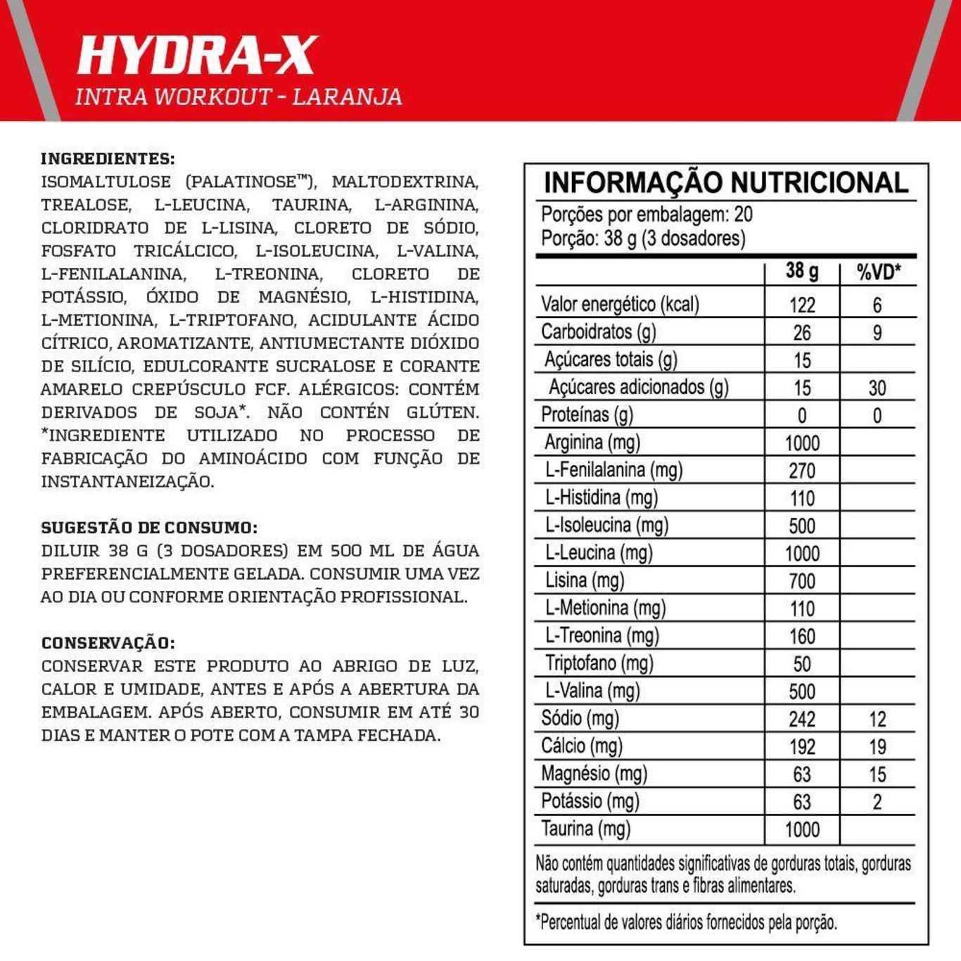 Hydra X Integralmedica - 760g - Foto 2