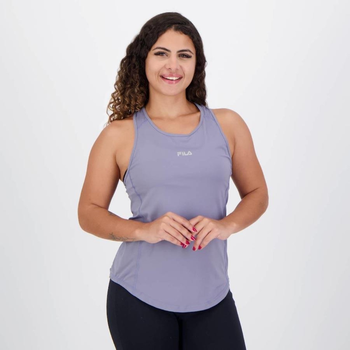 Camiseta Regata Fila Racer - Feminina - Foto 2