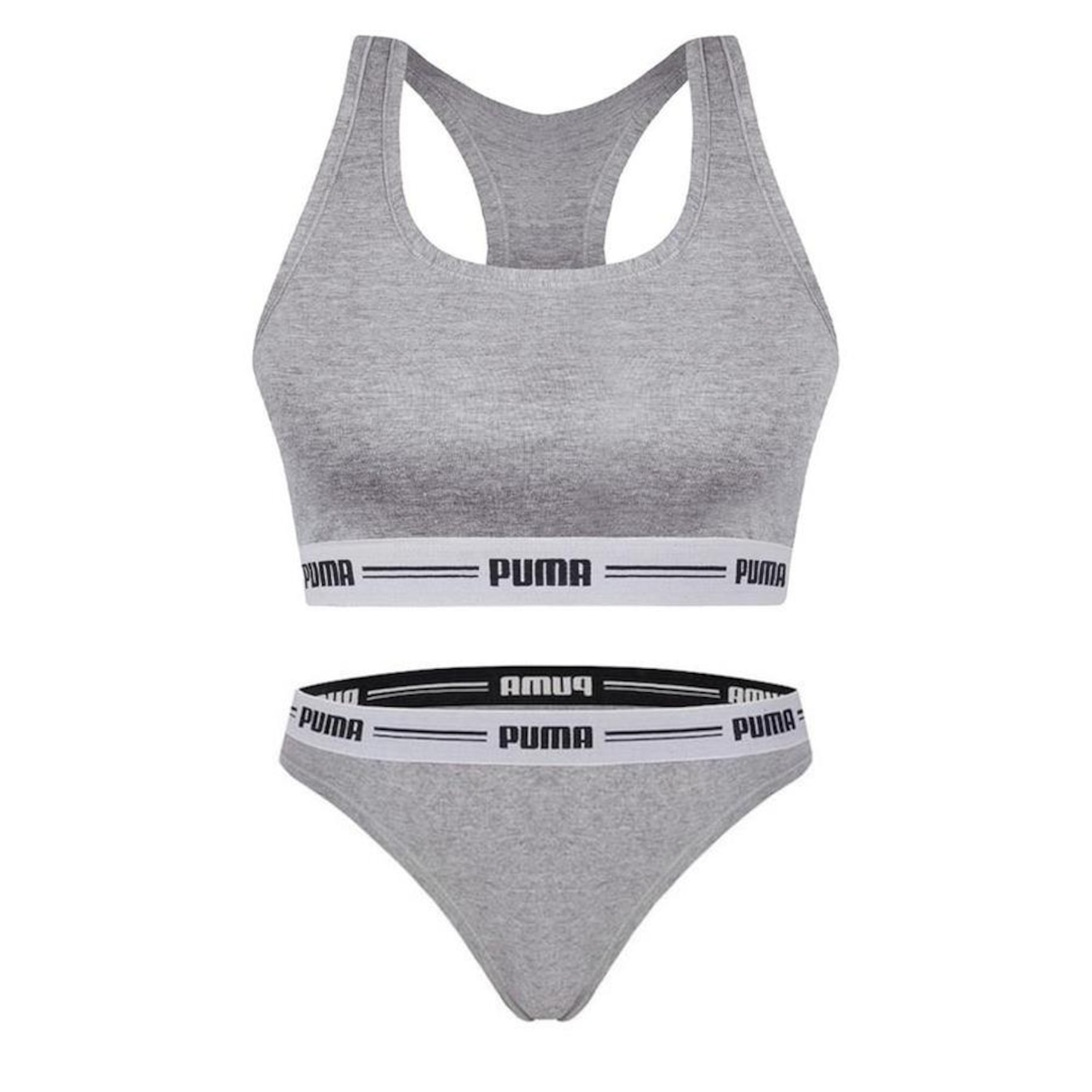 Kit Top Puma Nadador + Calcinha Biquíni - Feminino - Foto 1