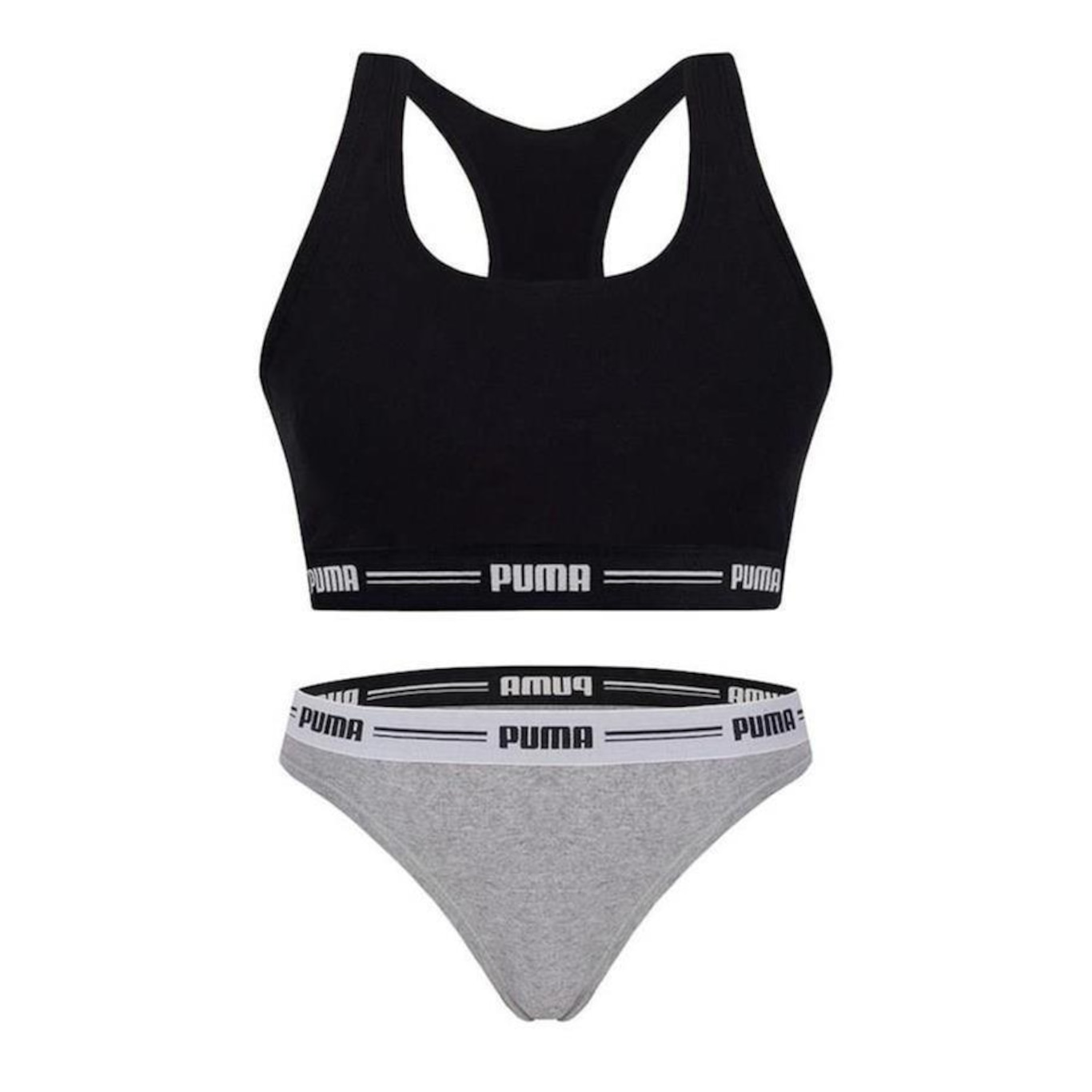 Kit Top Puma Nadador + Calcinha Biquíni - Feminino - Foto 1