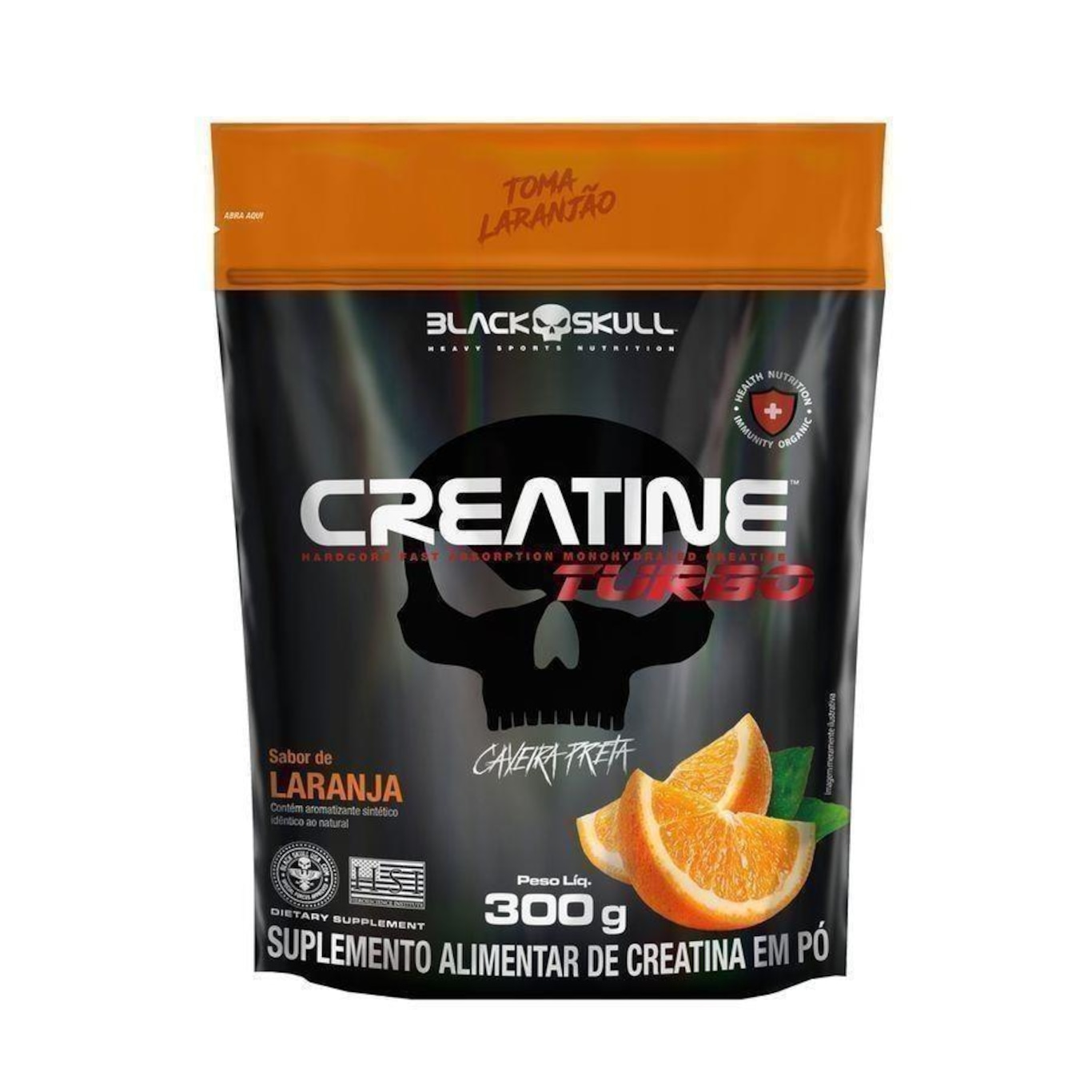 Creatina Turbo Black Skull - 300g - Foto 1