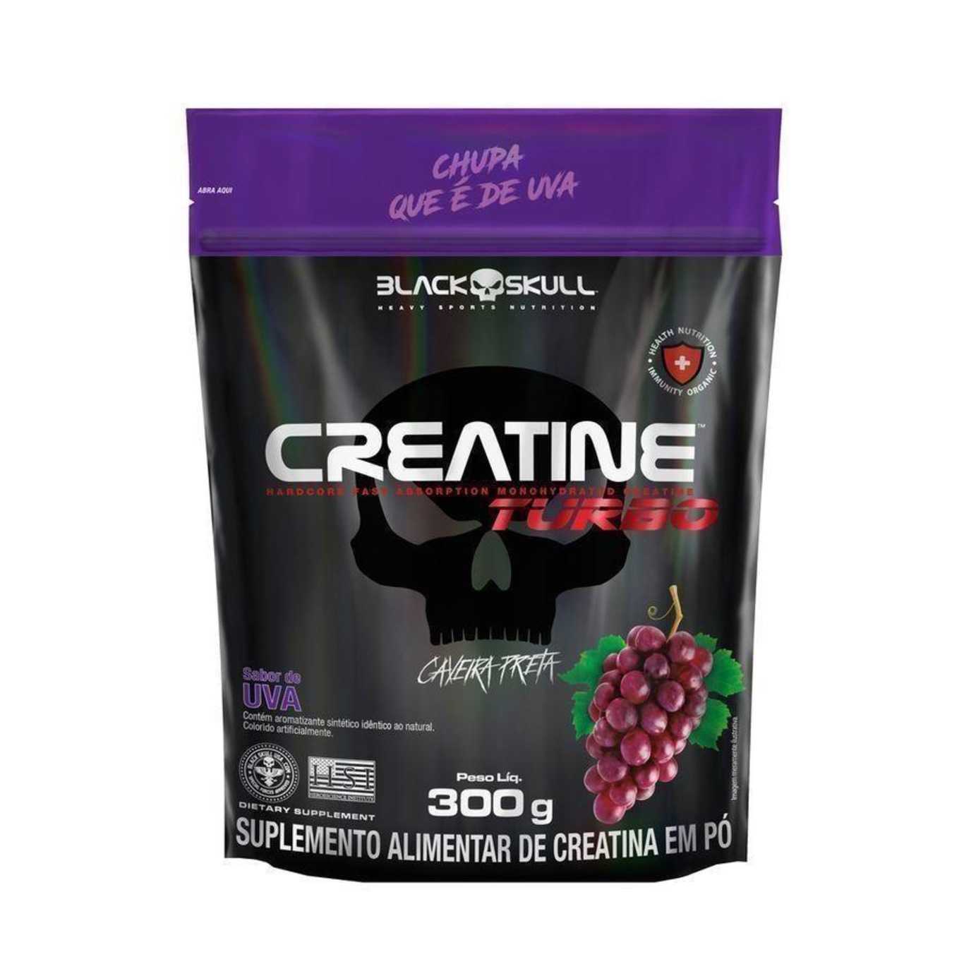 Creatina Turbo Black Skull - 300g - Foto 1