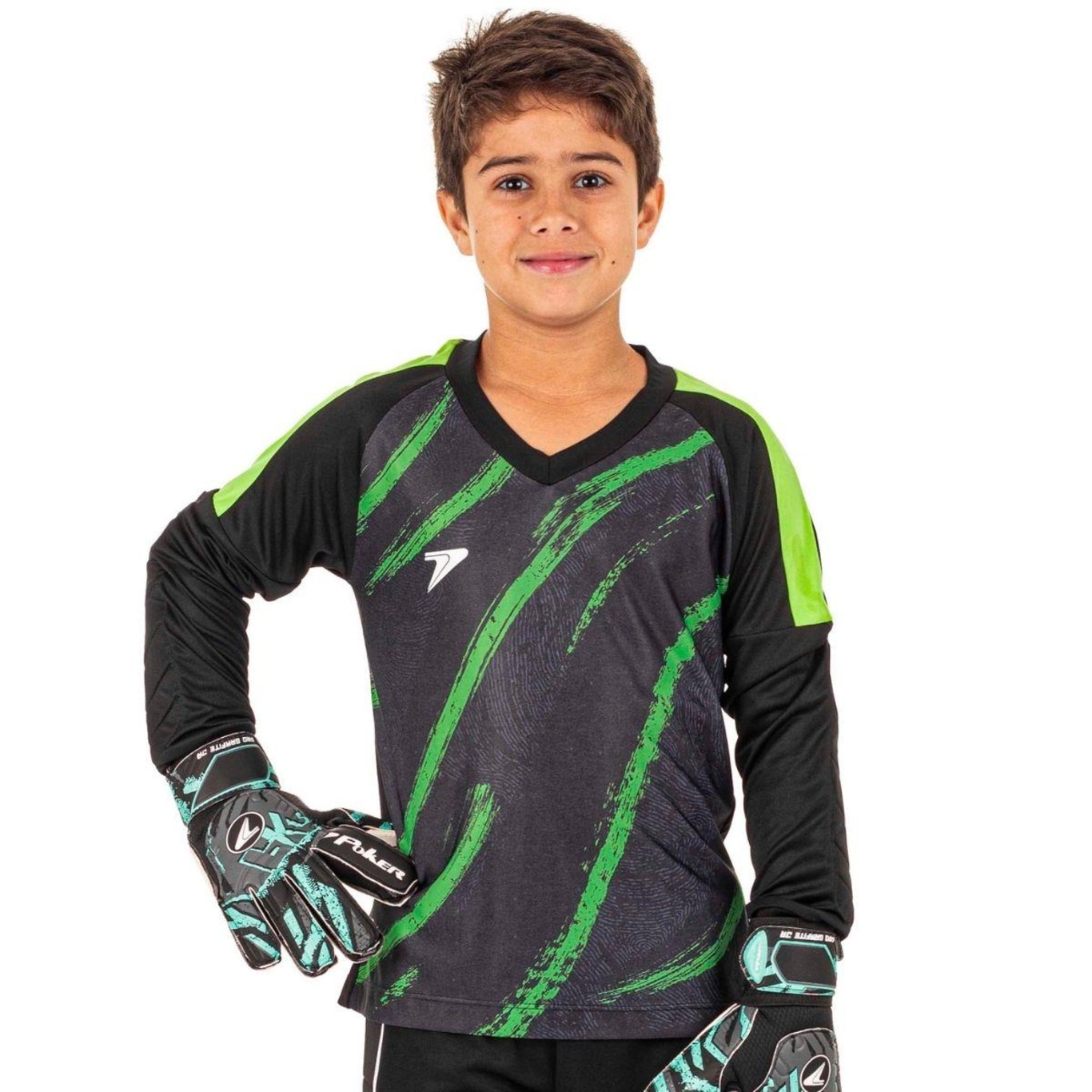 Camisa de Goleiro Poker Orbit - Infantil - Foto 1