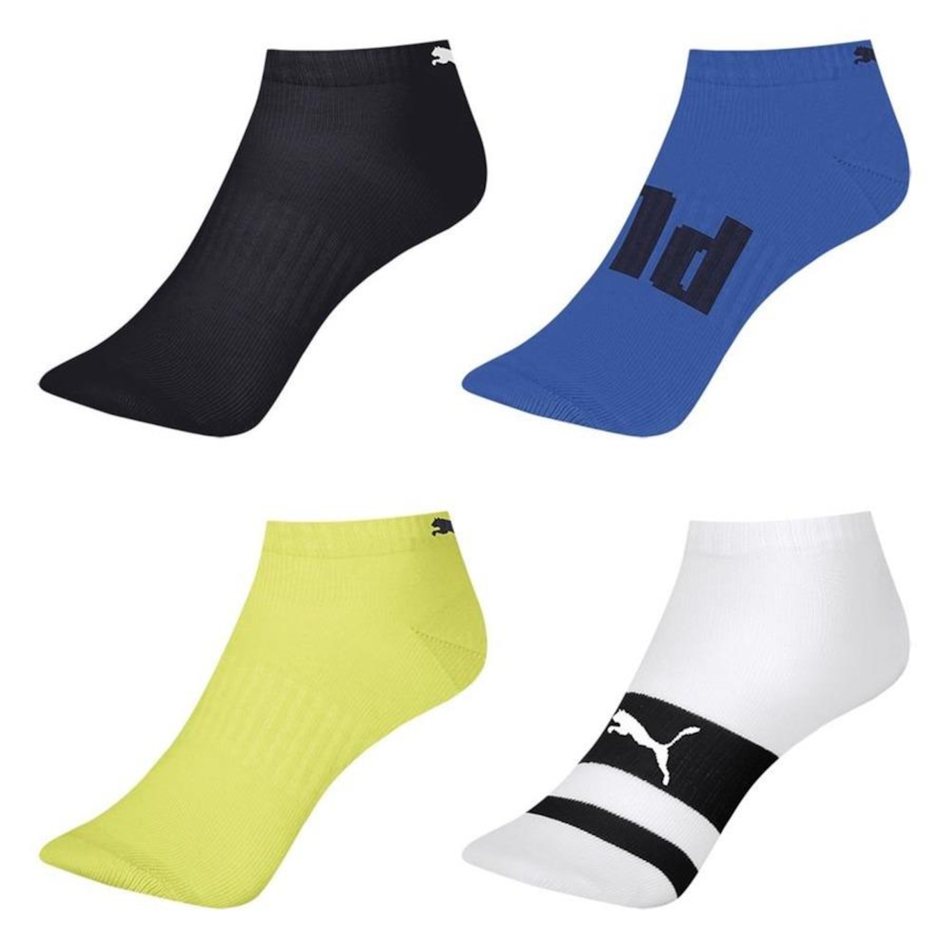 Kit Meias Puma Esportiva - 4 Pares - Masculina - Foto 2