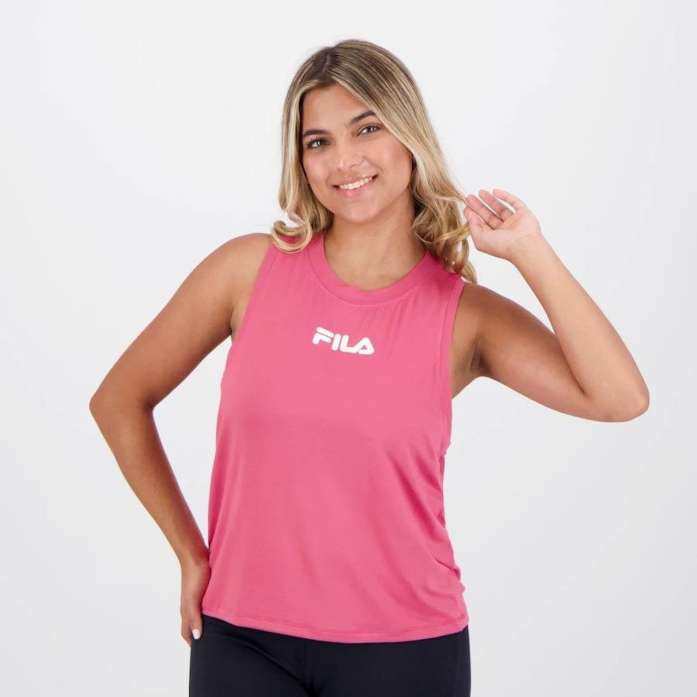 Camiseta Regata Fila Soft - Feminina - Foto 1