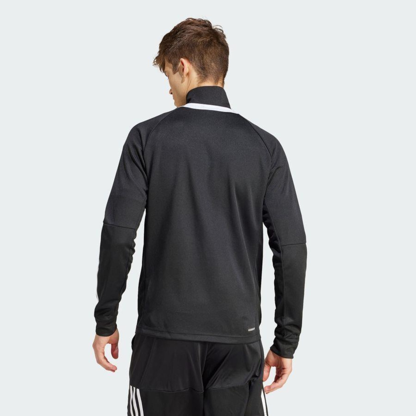 Jaqueta sem Capuz adidas Sereno Três Listras Justa Aeroready - Masculina - Foto 4