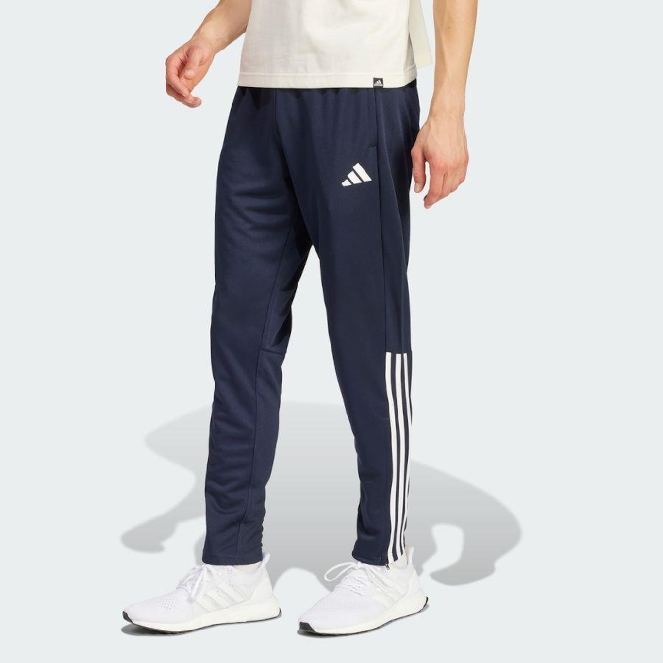 Calça adidas Sereno Três Listras Aeroready - Masculina - Foto 2