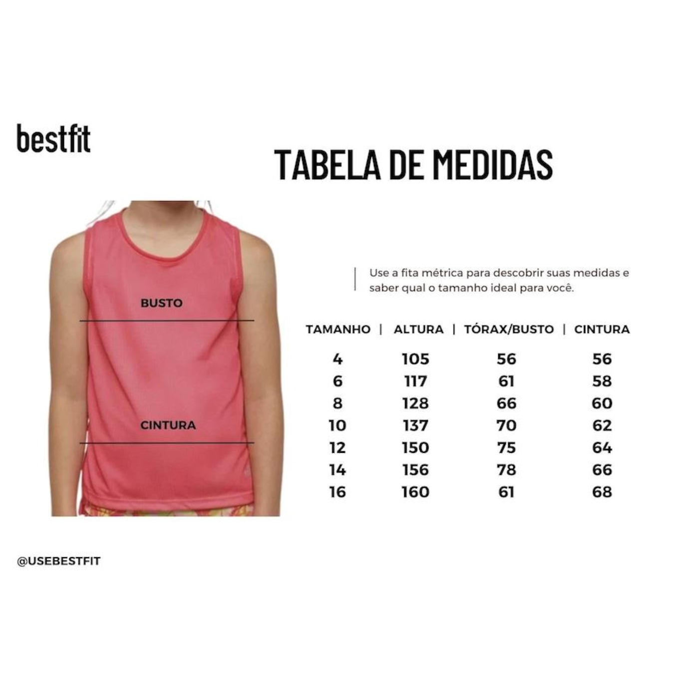 Camiseta Regata Bugbee Malha Dry - Infantil - Foto 4