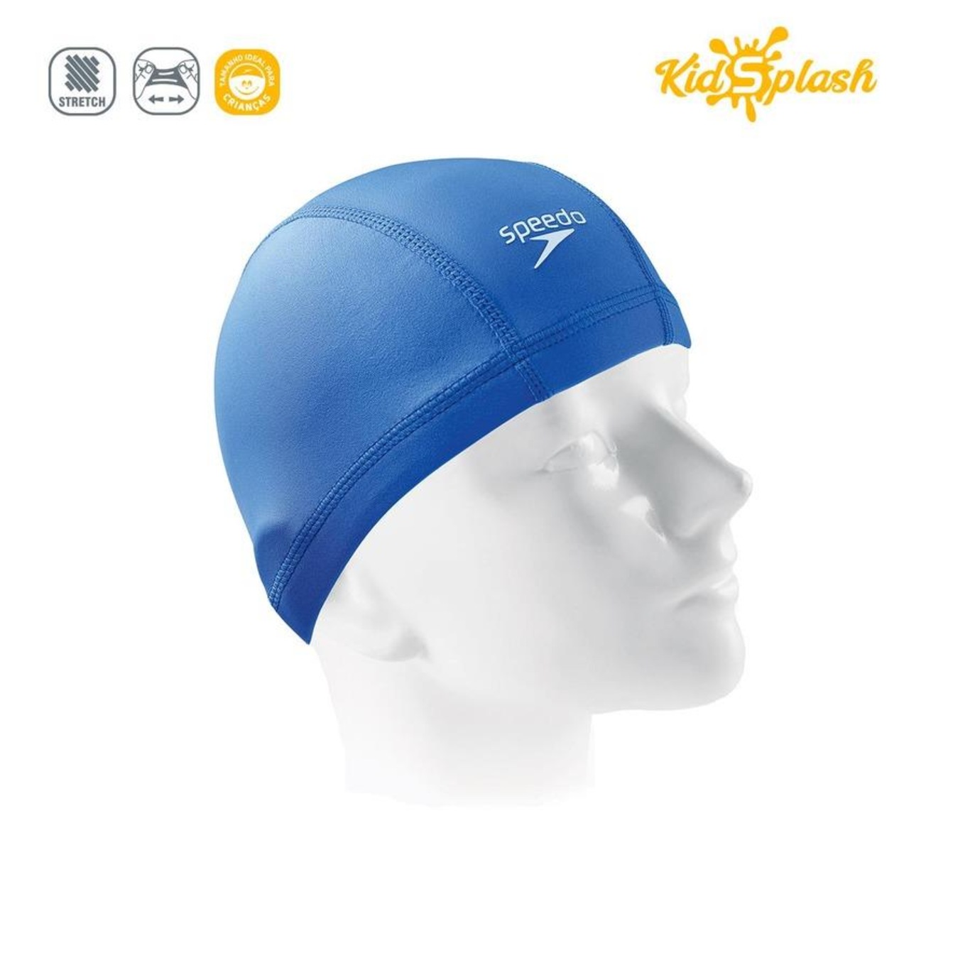 Touca de Natação em Tecido Confortável Speedo Xtrafit - Infantil - Foto 2