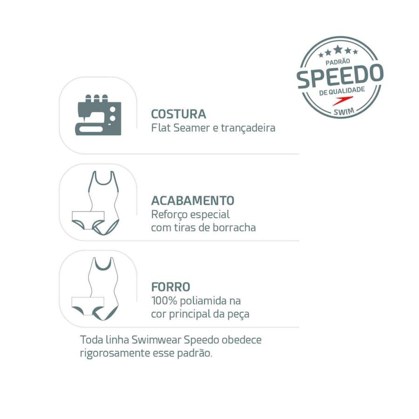 Maiô Acqua Basic Speedo - Infantil - Foto 4