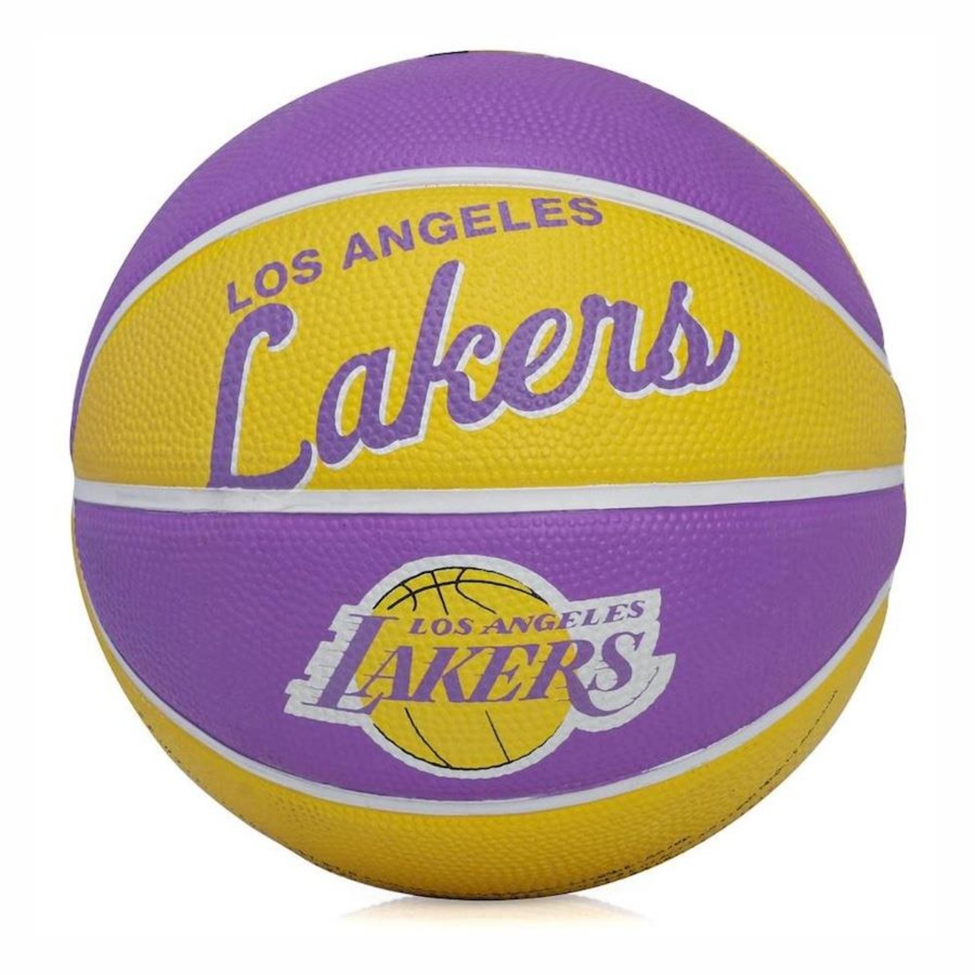 Mini Bola de Basquete Wilson Nba Team Retro La Lakers - Foto 1