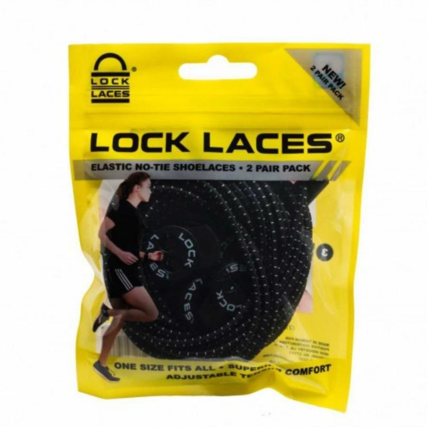 Cadarço Elástico Lock Laces Pack Com 2 - Unissex - Foto 2