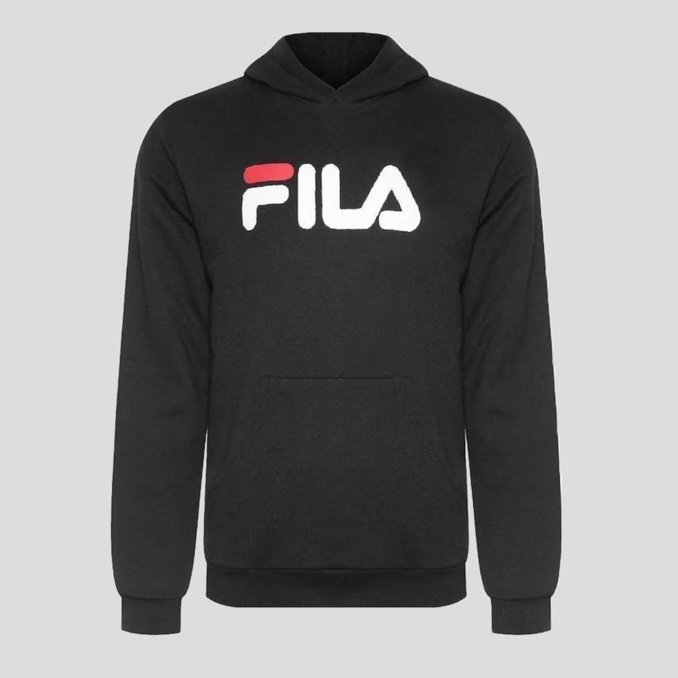 Blusão de Moletom com Capuz Fila Letter Fun - Infantil - Foto 1