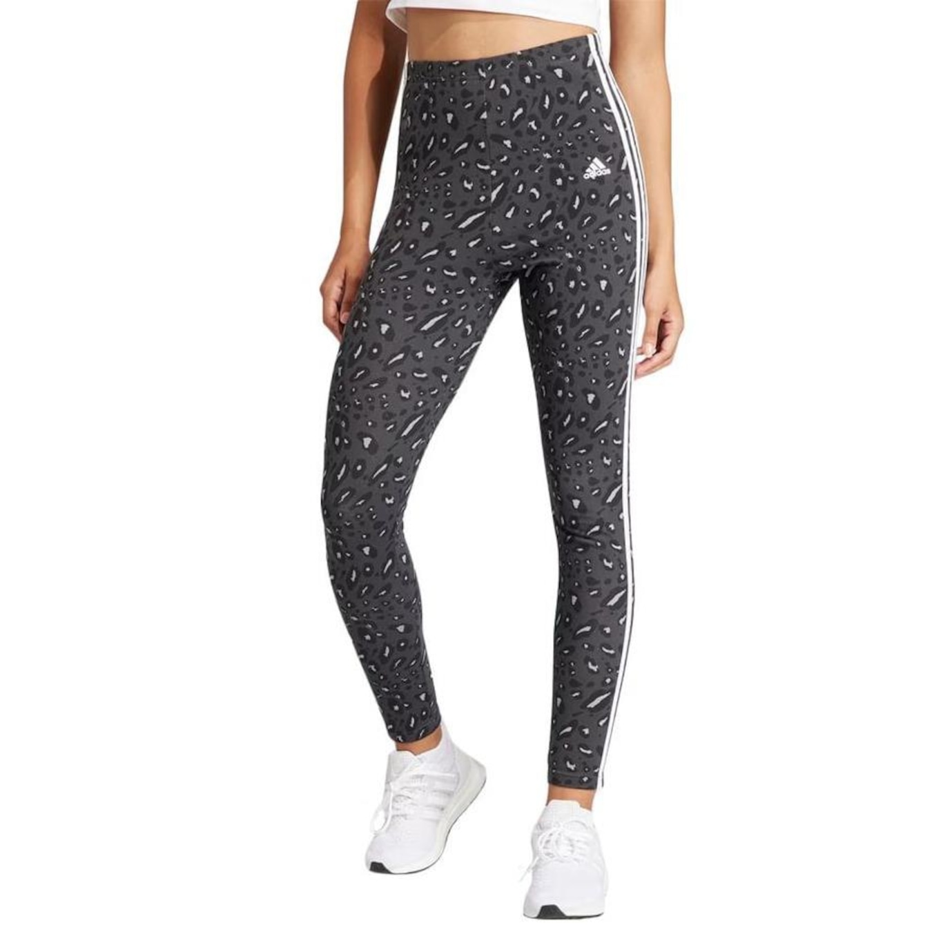 Calça Legging adidas Animal Print 3S - Feminina - Foto 2