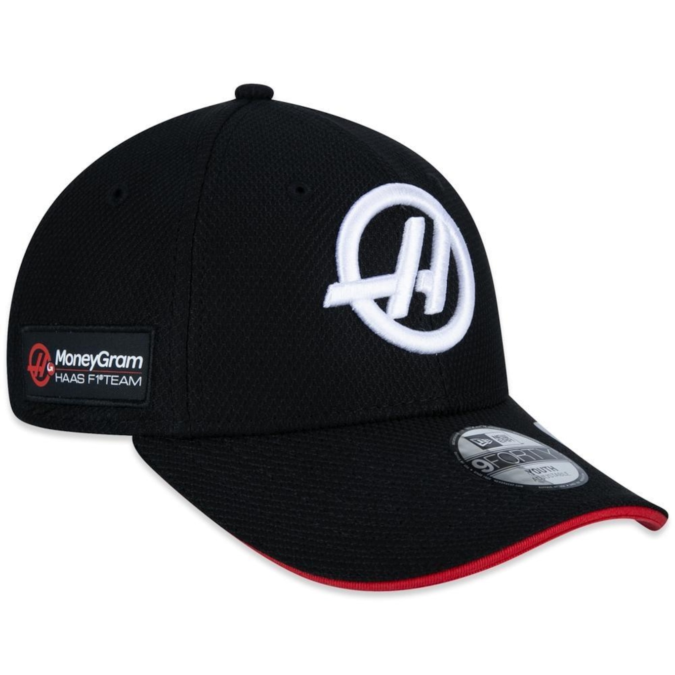 Boné New Era 9Forty Equipe Haas F1 2024 - Snapback - Infantil - Foto 2