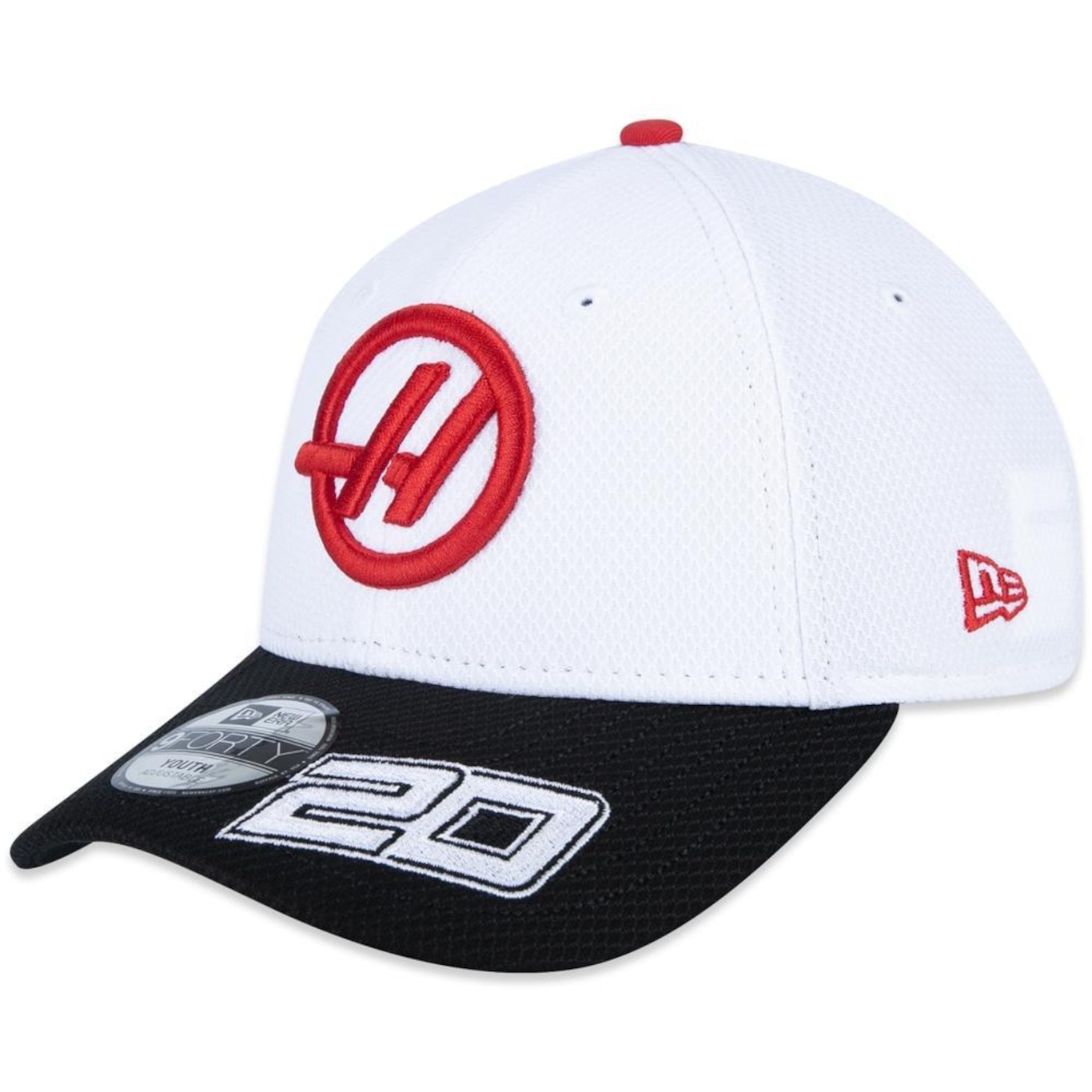 Boné New Era Infantil 9Forty Kevin Magnussen Equipe Haas F1 2024 - Snapback - Adulto - Foto 1