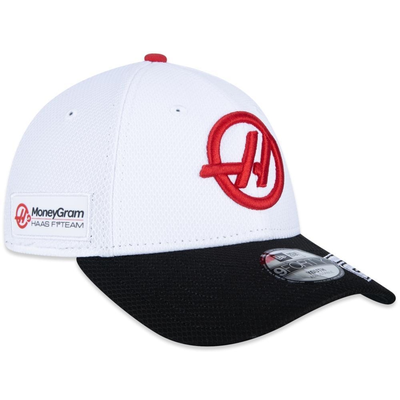 Boné New Era Infantil 9Forty Kevin Magnussen Equipe Haas F1 2024 - Snapback - Adulto - Foto 2