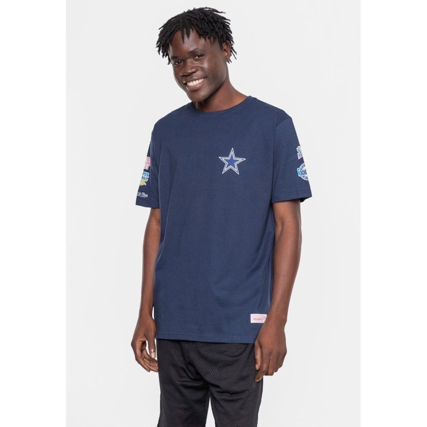 Camiseta Mitchell & Ness Masculina Superbowl Champ Dallas Cowboys   - Mitchell & Ness - Foto 4